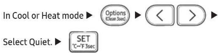 SAMSUNG AR12BXFZCWKXEE - Quiet function - 1
