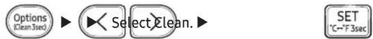 SAMSUNG AR12BXFZCWKXEE - Deactivating Auto clean - 1