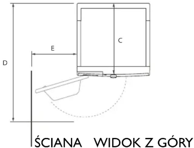 ŚCIANA WIDOK Z GÓRY