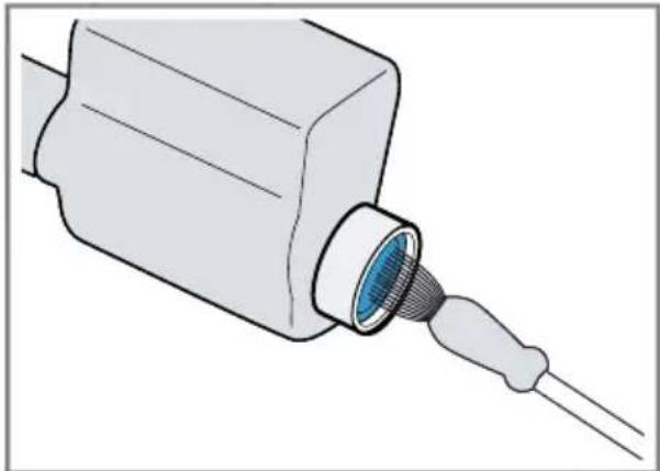 BOSCH WAU28S60PL - Czyszczenie filtra przy zaworze wody: - 2