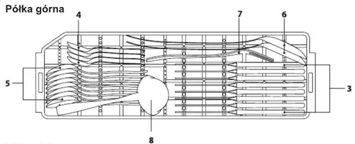 TOSHIBA DW-08T2EE(S)-PL - Ładowanie stojaka na sztućce - 1
