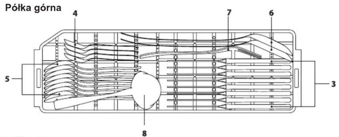 TOSHIBA DW-08T2EE(W)-PL - Ładowanie stojaka na sztućce - 1