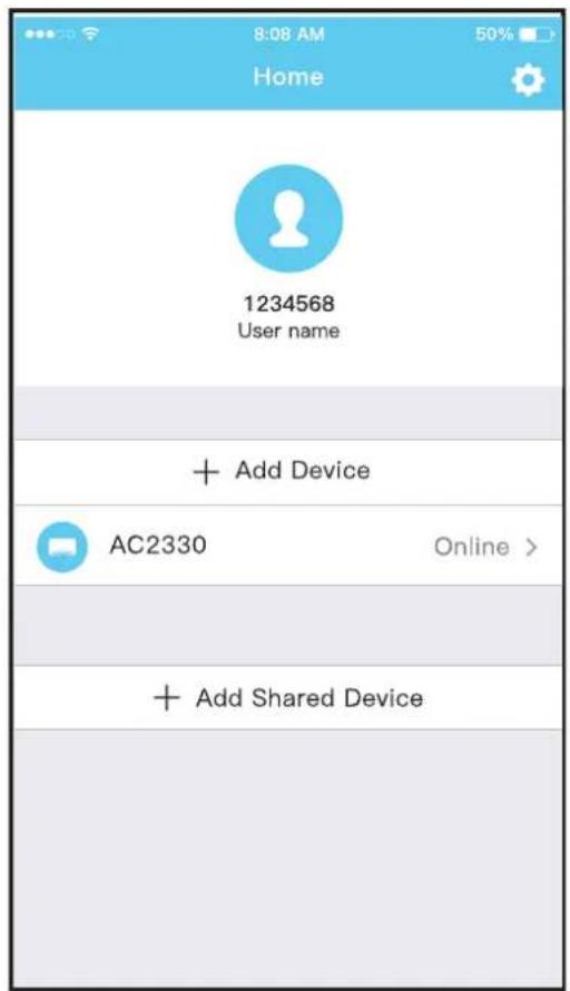 COMFEE CSAFBU-12HRDNXD0-W - ■ Konfiguracja sieciowa z urządzeniem Android - 9