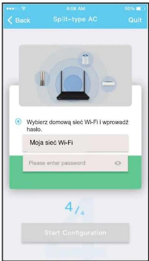 COMFEE CSAFBU-12HRDNXD0-W - ■ Użycie urządzenia iOS do konfiguracji sieci - 5