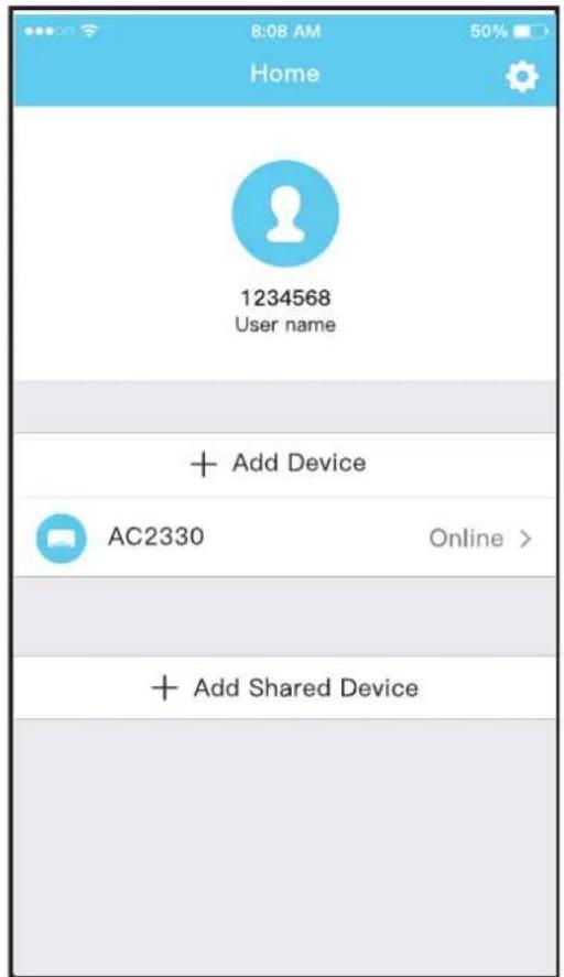 COMFEE CSAFBU-12HRDNXD0-W - ■ Użycie urządzenia iOS do konfiguracji sieci - 7