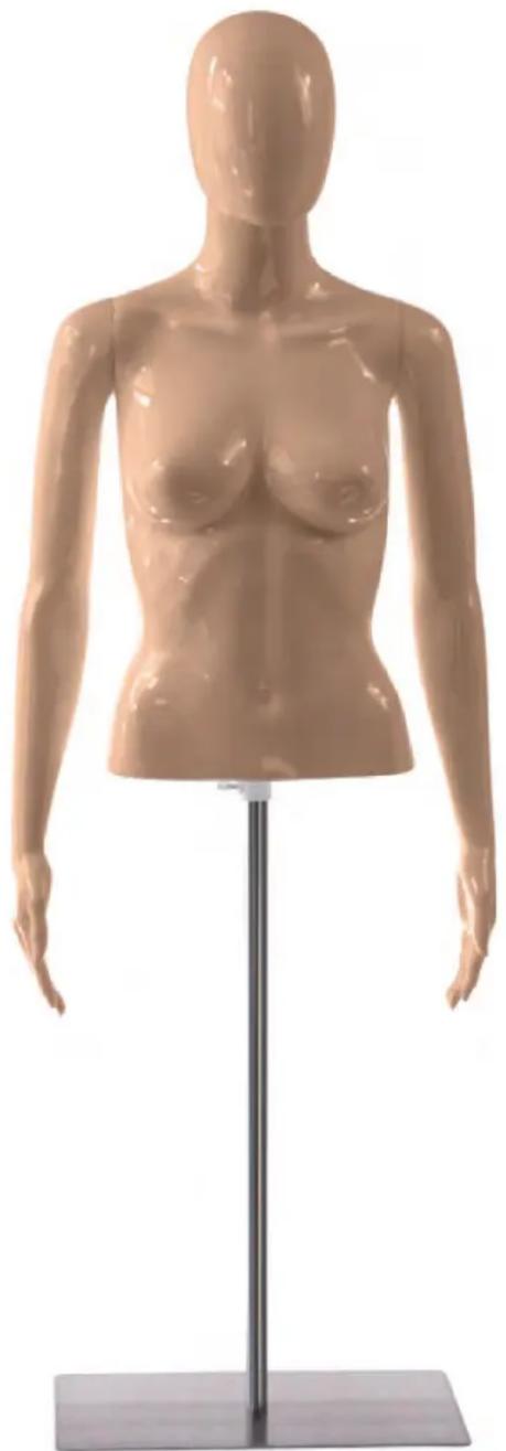 Mannequin torso model on a stand, showing full-body view with no text or symbols