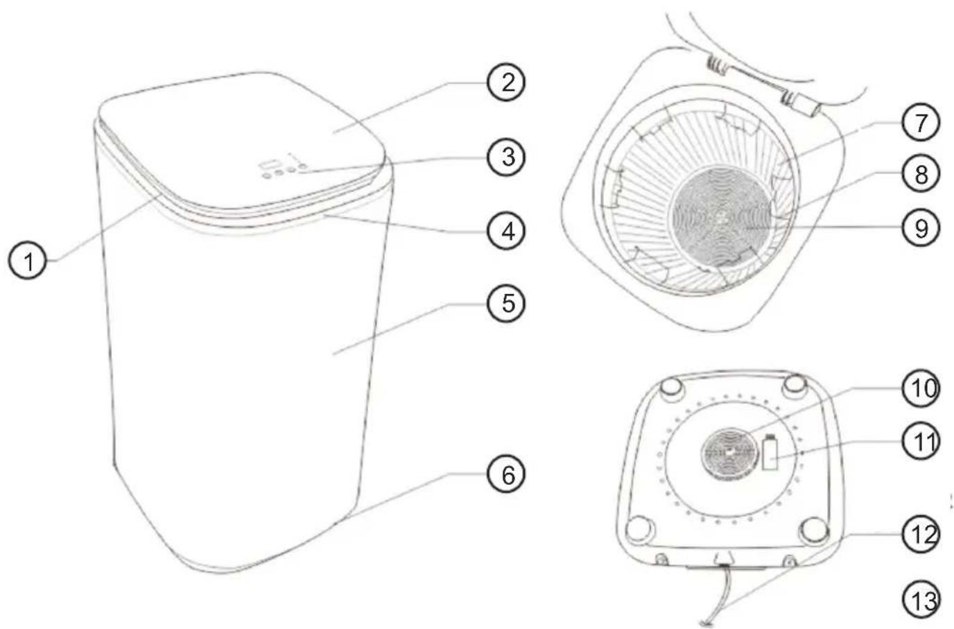 Electro-line HCD-50 - SUSZARKA - CZĘŚCI SKŁADOWE - 1