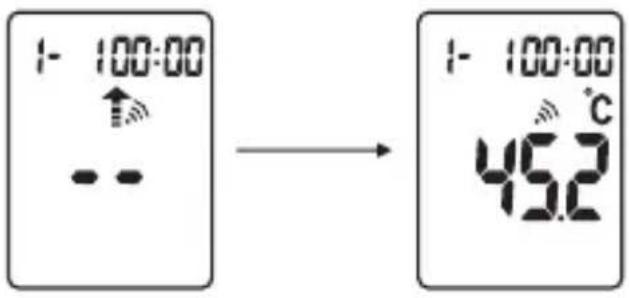 1- 100:00 -- → 1- 100:00 °C 45.2