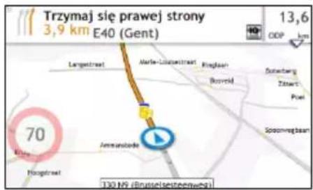 Trzymaj srie prawej strony 3,9 km E40 (Gent) 13,6 ODP km Largestreet Marie-Lolanswart Ringsban Browald Dunstberg Ztawc Poe Spreomregban 70 Klarko Ammanobode Hocgstrat 130 N5 (Russelsetzernweg)