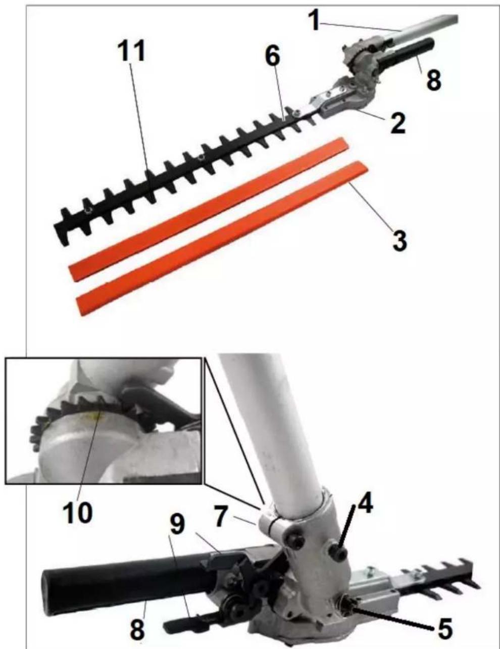 Handy SKS430-4W1 - Elementy nożyc do żywopłotu - 1