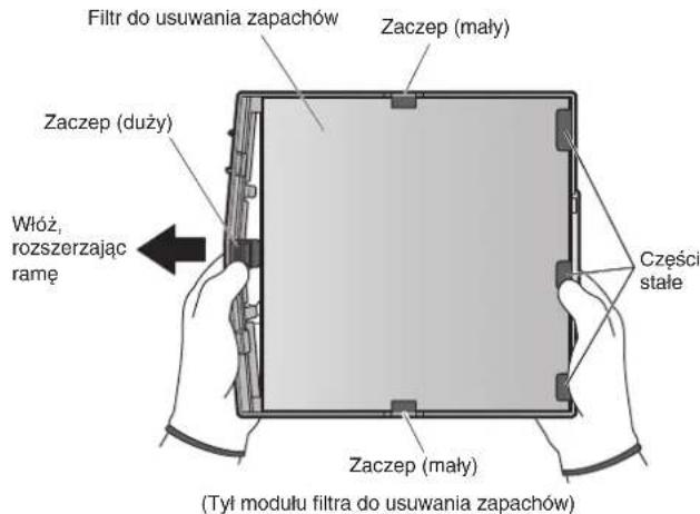 DAIKIN MCK55W - Zakładanie filtra do usuwania zapachów - 3