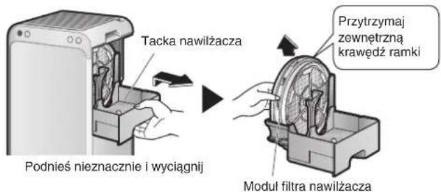 DAIKIN MCK55W - Demontaż tacki nawilżacza i modułu filtra nawilżacza - 1