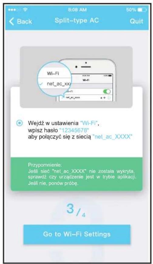 COMFEE CSAFBU-18HRDNXD0-W COX133-18HFN8D0 - ■ Konfiguracja sieciowa z urządzeniem Android - 6
