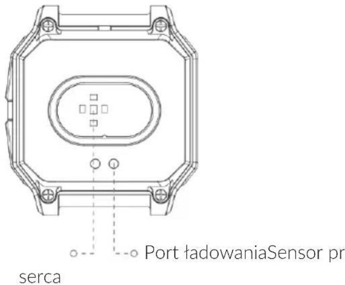 Port ładowaniaSensor pr serca