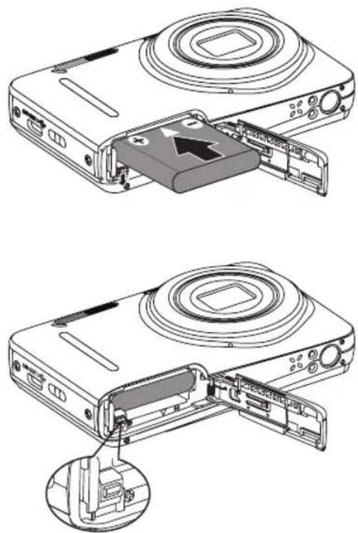 KODAK PixPro X53 - Włożenie akumulatora i karty pamięci - 2