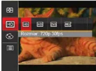 HD HD HD DVD WE Rozmiar: 720p 30fps