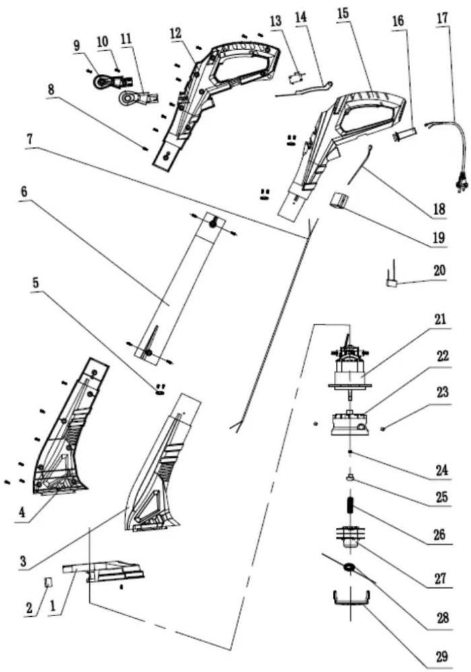 Lider DP250 - Rysunek złożeniowy nr 1 - 1