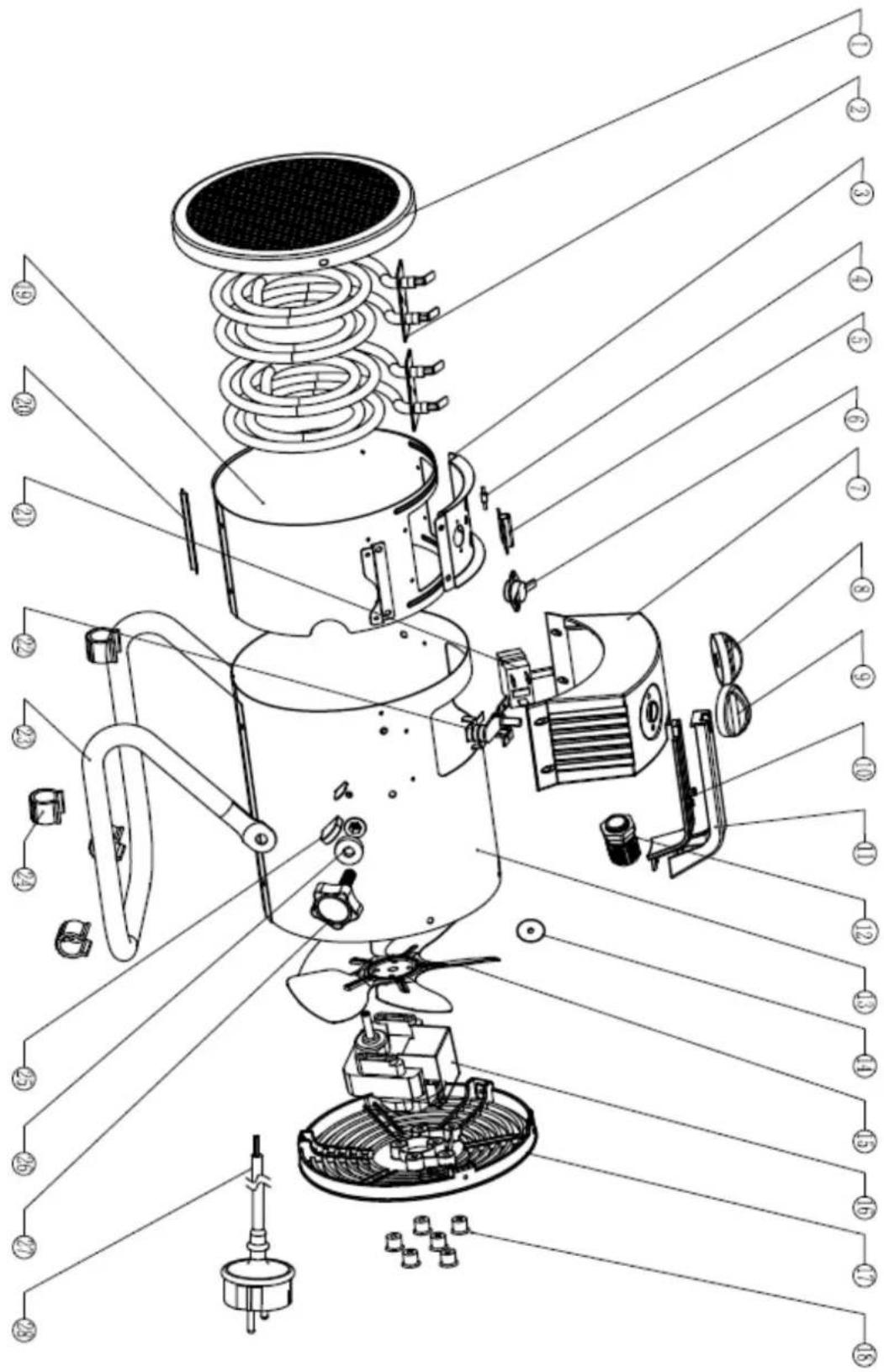 Gardyer HE3500 - RYSUNEK ZŁOŻENIOWY NR 1 - 1