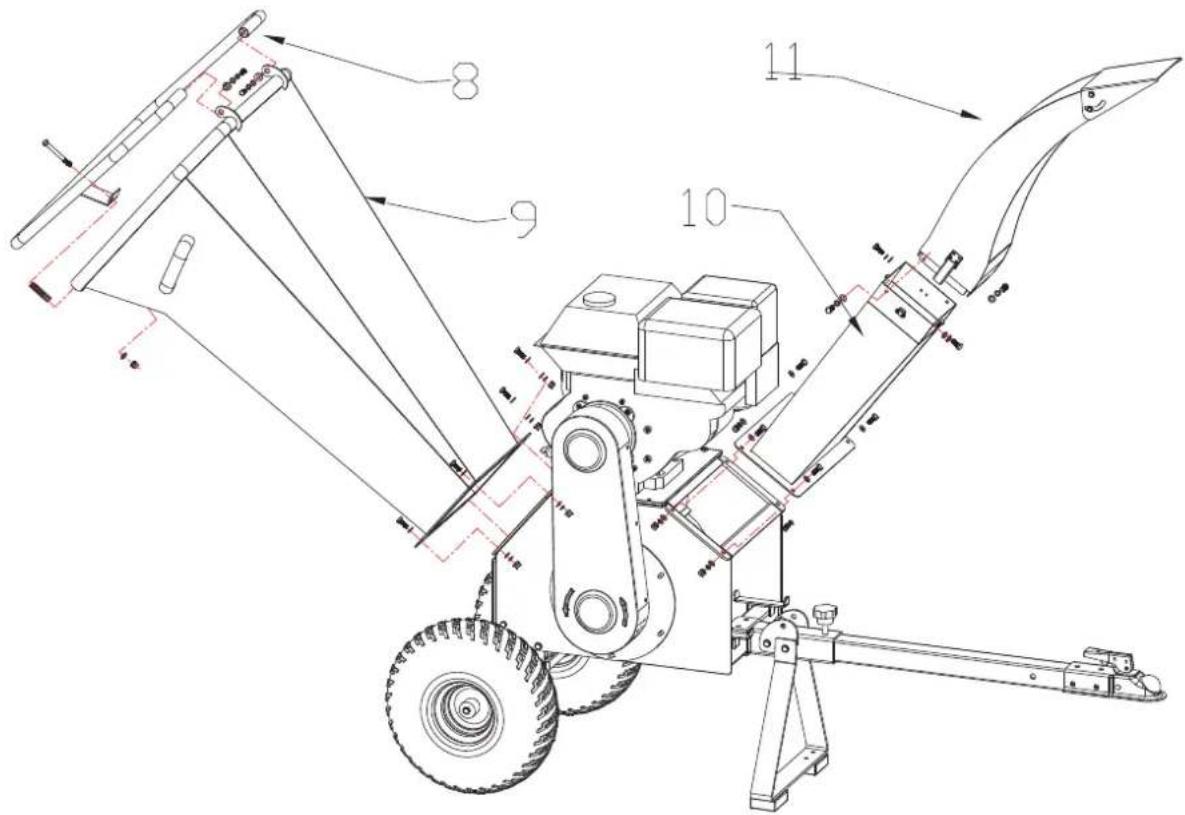 Greenso GBK-150BS XR2100 - Montaż osłon wrzutowych i wyrzutowych - 1