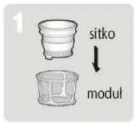 1 sitko ↓ moduł