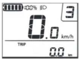 +00% E0 3 0.0 km/h TRIP 0.0 m