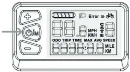 Error » MPH CSTE KMH ODO TRIP TIME MAX AVG SPEED MILE KM