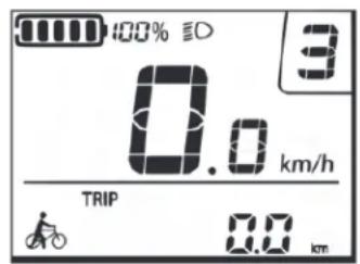 100% E0 3 0.0 km/h TRIP 0.0 km
