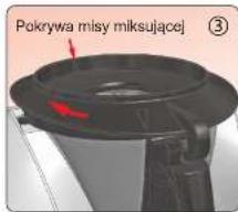 Pokrywa misy milksującej ③