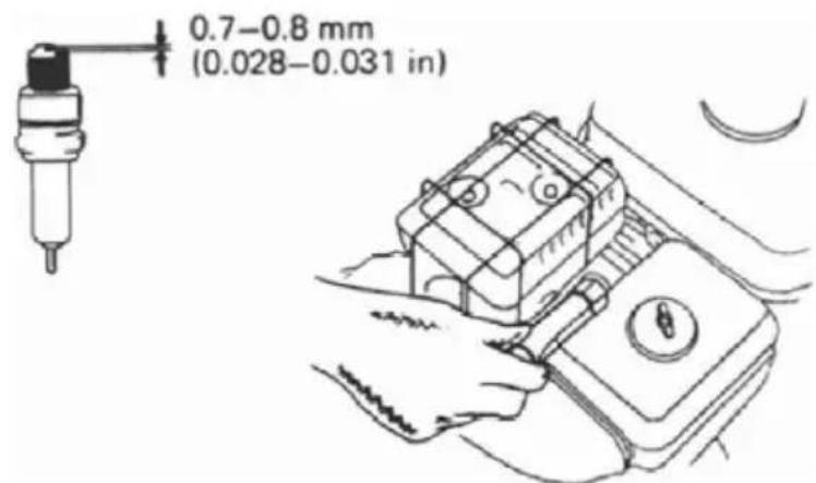 0.7-0.8 mm (0.028-0.031 in)