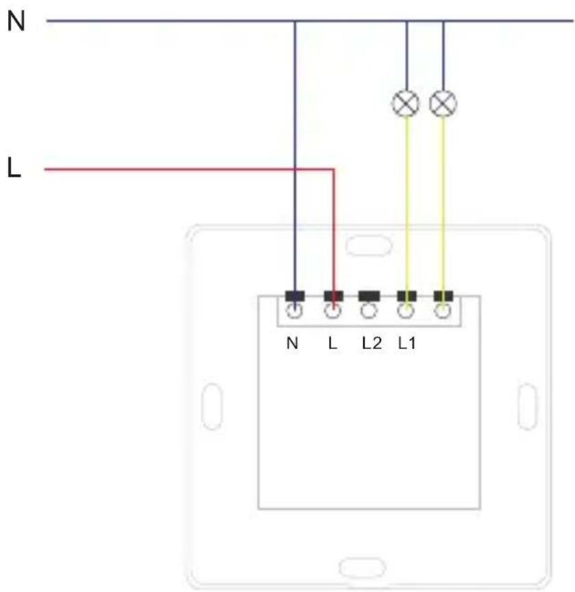 MaxCom SHLS121W - Schemat połączenia: - 1
