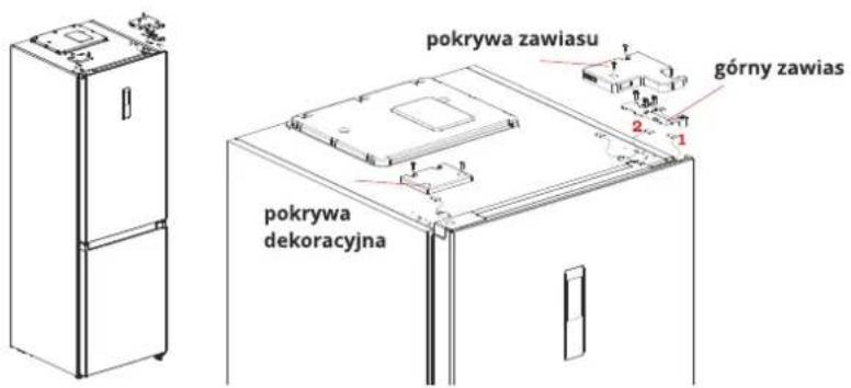 Berg BRGCZ338E - Zmiana kierunku otwierania drzwi. - 3