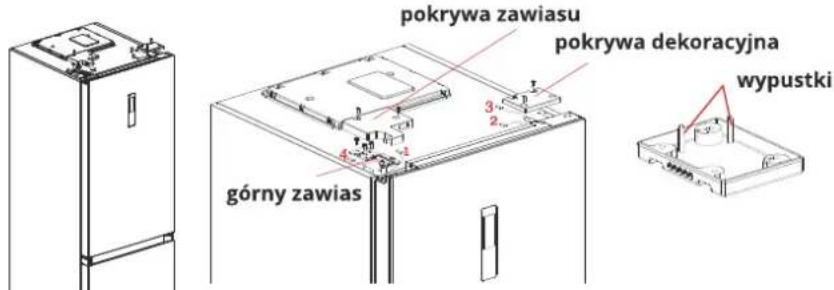 Berg BRGCZ338E - Zmiana kierunku otwierania drzwi. - 9