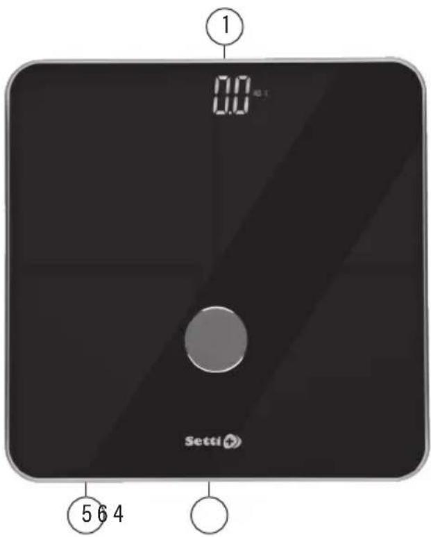 1 0.0 °C Setti 5 6 4