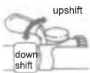 upshift down shift
