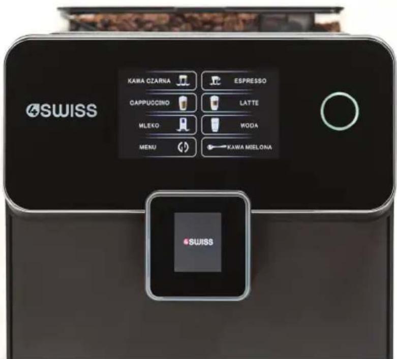 KAWA CZARNA ESPRESSO GAPPUOCCINO LATTE MLEKO WODA MENU KAWA MIELONA SWISS