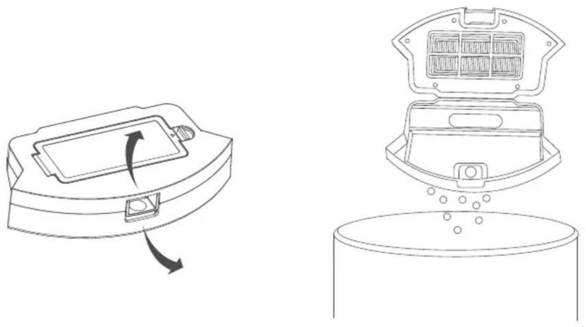 Setti+ RV500 Smart - Opróżnianie pojemnika na kurz - 3