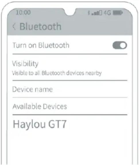Haylou GT7 - Parowanie - 1