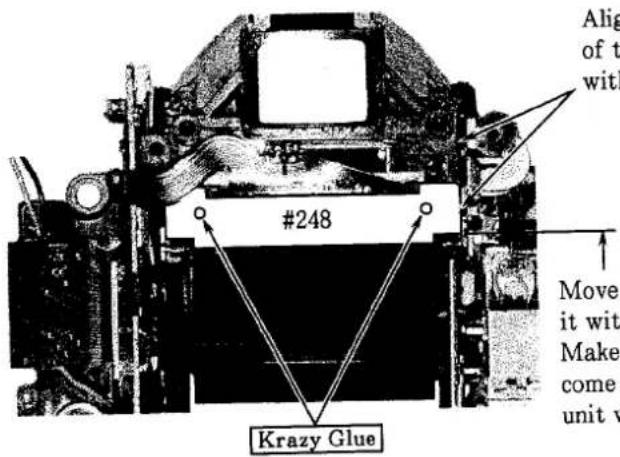 #248 Krazy Glue Align of t with Move it wit Make come unit v