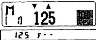 M [ ] 125 125 F - -