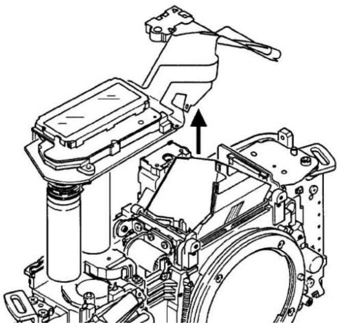 NIKON F50DP - Removing penta FPC group - 1