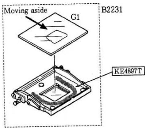Moving aside G1 B2231 KE4897T