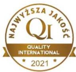 NAJWYŻSZA JAKOŚĆ QI QUALITY INTERNATIONAL * 2021 *