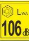 Faworyt GTR2545 - 4.1 Symbole dotyczące urządzenia - 14