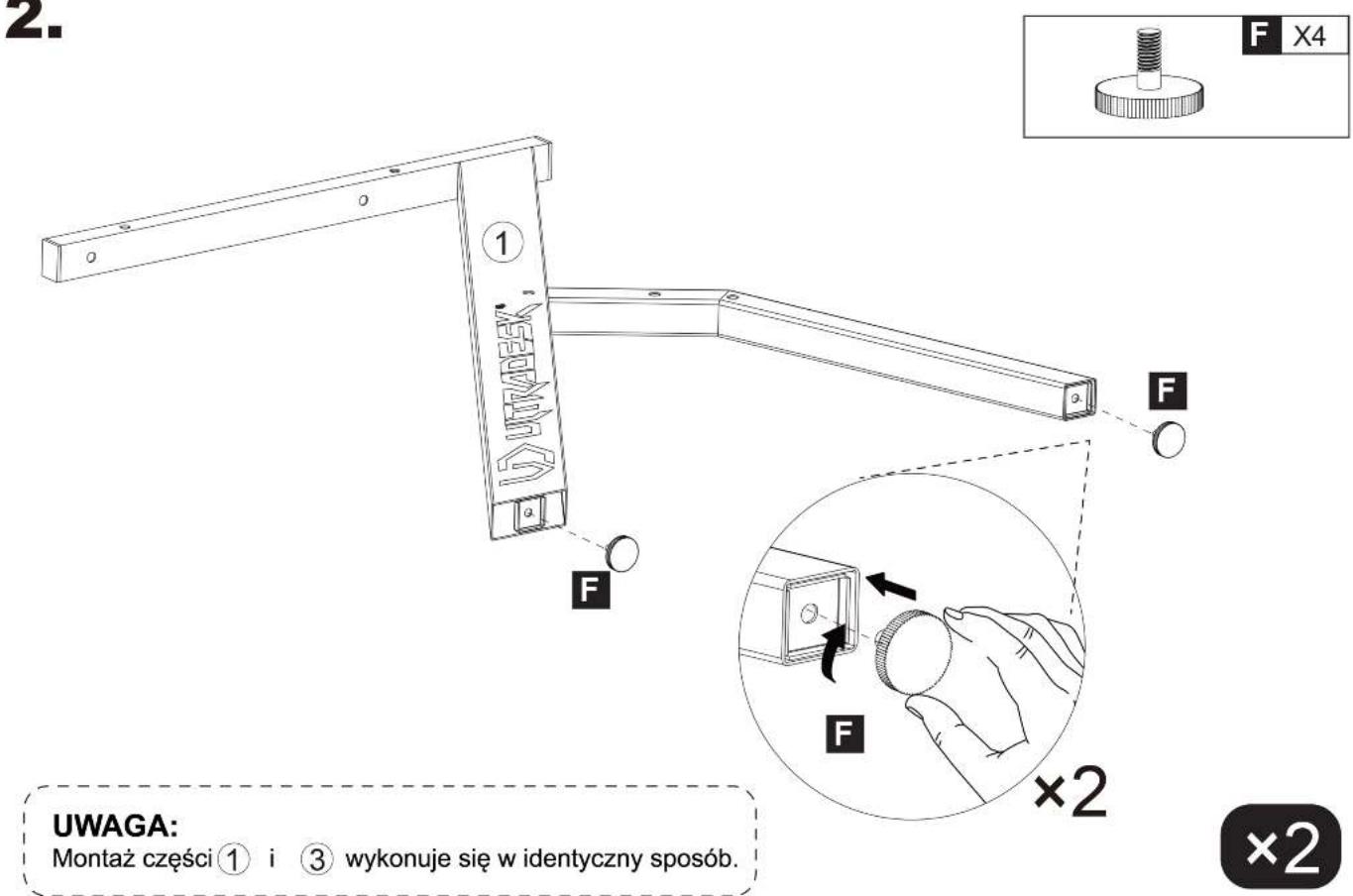 Ultradesk Action - ELEMENTY BIURKA: - 2