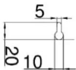 Solgaz SH-3R-Black-1 - Aby prawidłowo zamontować okap na ścianie kuchennej posługując się rysunkiem należy: - 2