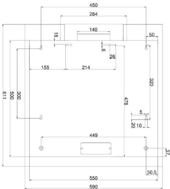 Solgaz SH-3R-Black-1 - Montaż okapu na pionowej ścianie pomieszczenia kuchennego. - 2