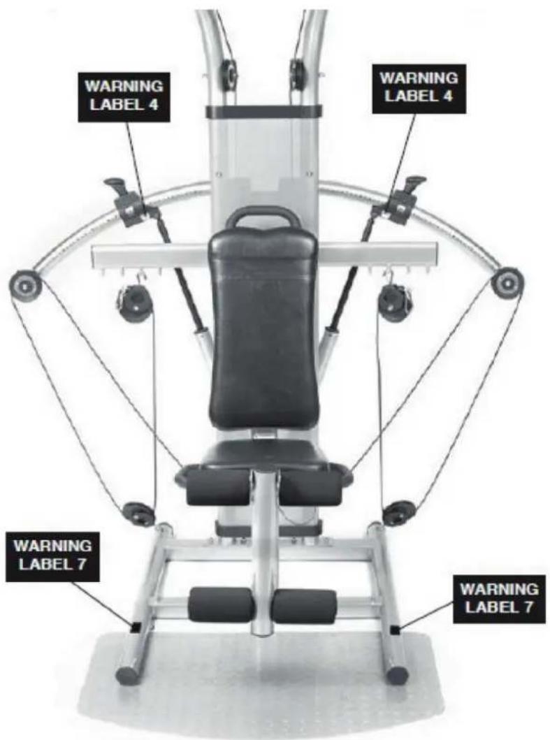 TAURUS Atlas Ultra Force Pro - WARNING LABEL 5 - OSTRZEŻENIE: NAKLEJKA 5 (w 6 miejscach) - 1