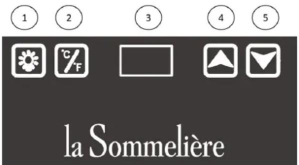 LA SOMMELIERE LS12C - USTAWIENIE TEMPERATURY - 1