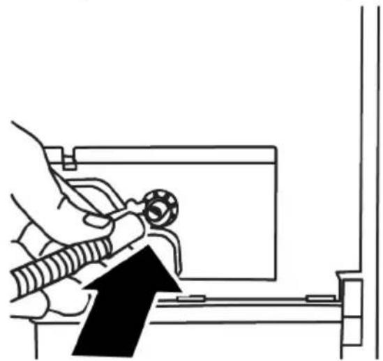 GRUNDIG GT76924WBPB - Connecting the water drainage hose for steam products - 4