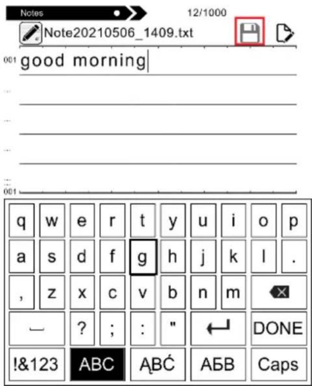 Notes Note20210506_1409.txt good morning q w e r t y u i o p a s d f g h j k l . , z x c v b n m — ? ; : " ← DONE !&123 ABC ABC ABB Caps